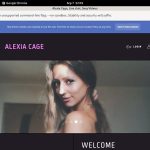 Alexia Cage With European Credit Card Alexia Cage With European Credit Card