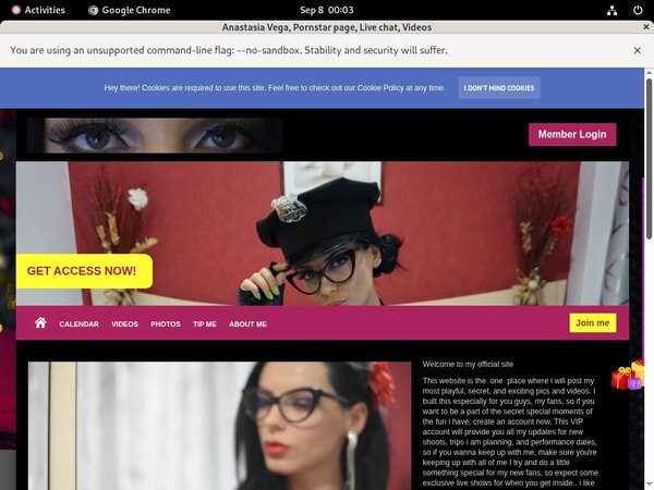 Anastasia Vega Register Form Anastasia Vega Register Form