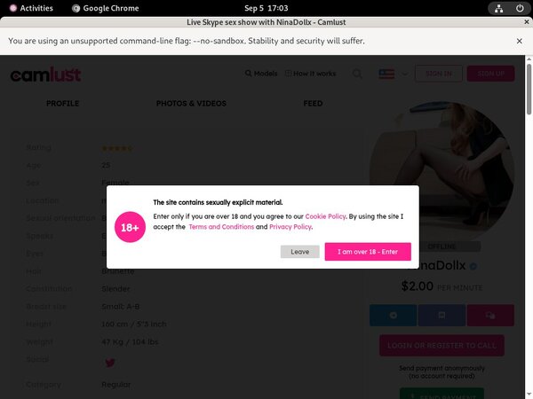 Camlust.com Mit IBAN / SEPA