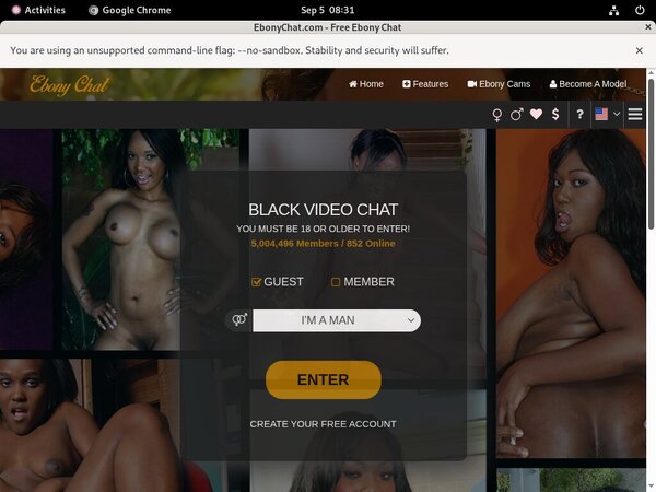 Ebonychat.com Porn Clips