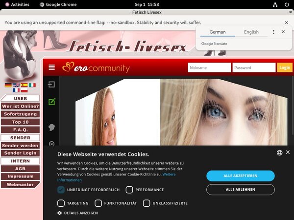 Fetisch Live Sex Lesbian