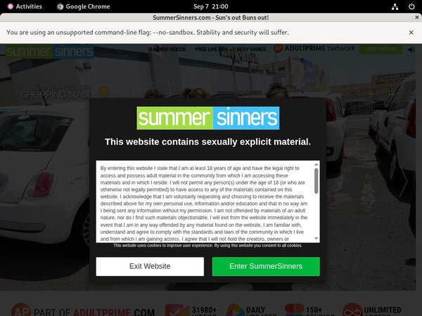 Free Summersinners.com Login Accounts