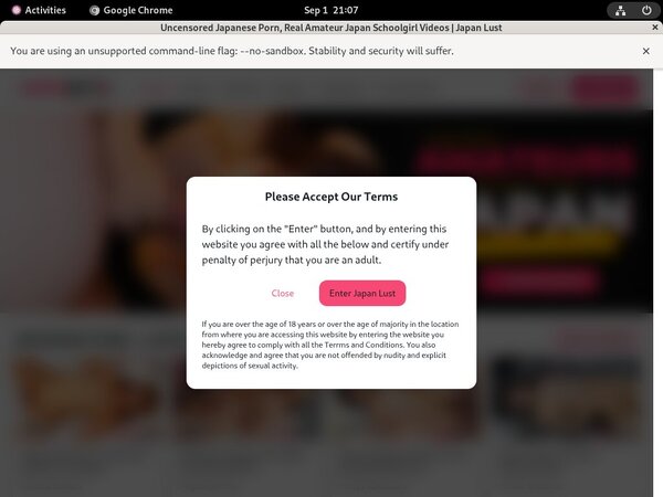 Free Trial Lust Japan