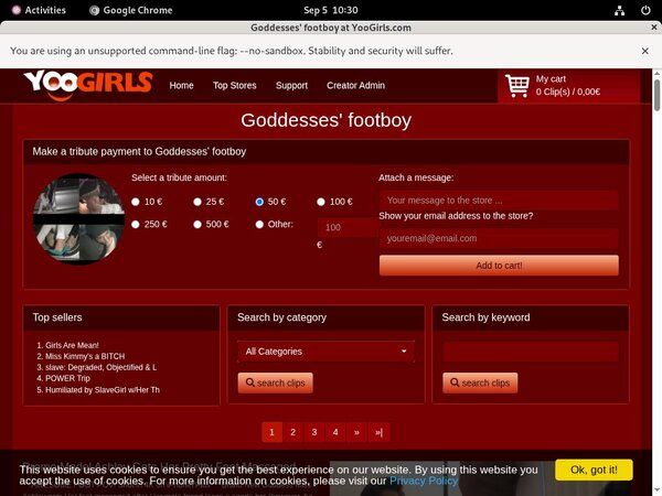 Goddessesfootboy Password And Account