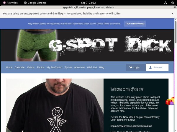 Gspotdick Login Info