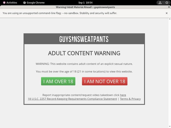 Guys In Sweatpants Discounted Deal