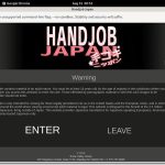 Handjob Japan Active Password