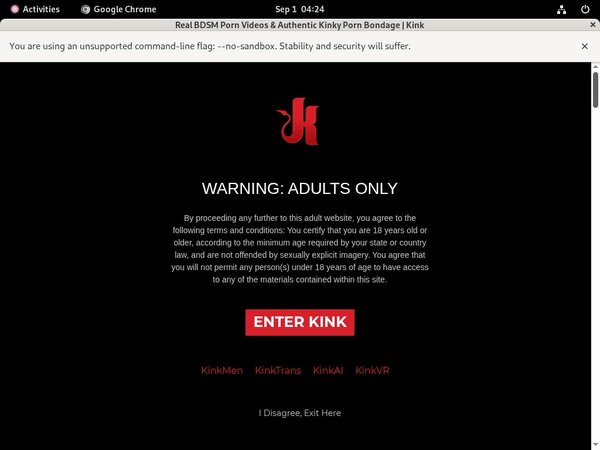 Kink Unlimited Parola D'ordine Gratuito