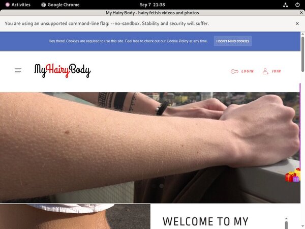 MyHairyBody Membership Account