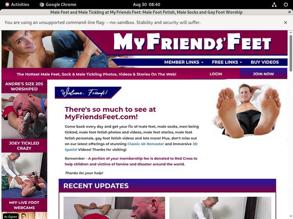 Myfriendsfeet.com Foot Fetish