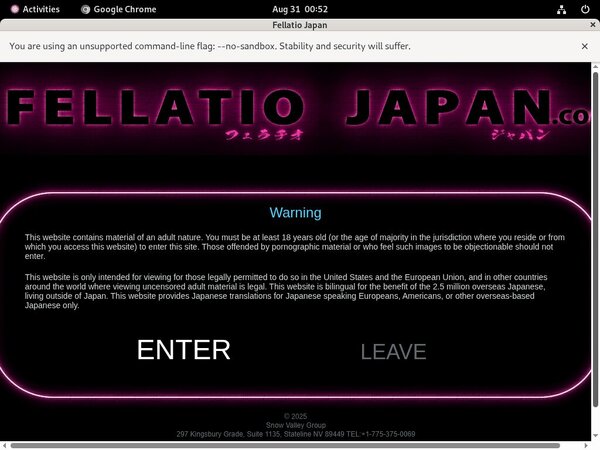 New Fellatio Japan Account