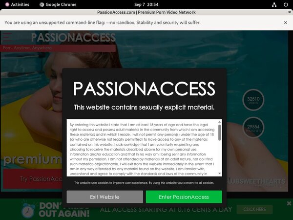 Passionaccess.com Password