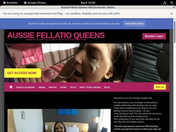 Queens Fellatio Aussie Login Account