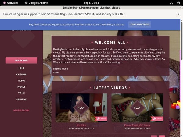 Sexxidestiny Sites