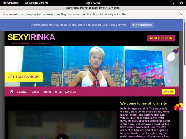 SexyIrinka For Free