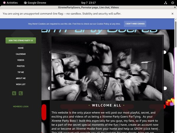 Trial Account XtremePartyGoers Trial Account XtremePartyGoers