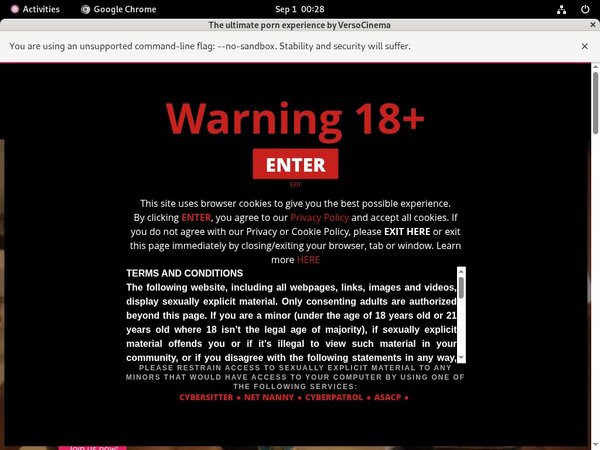 Versocinema.com Account Info