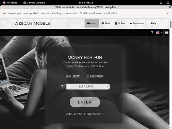 Webcammodels.com Crear Cuenta