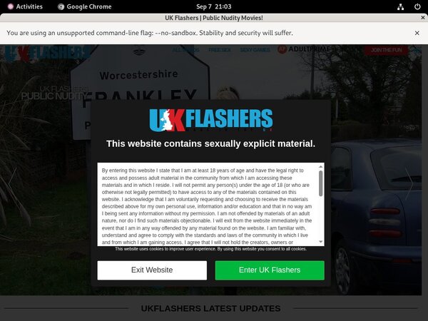 Xxx UK Flashers
