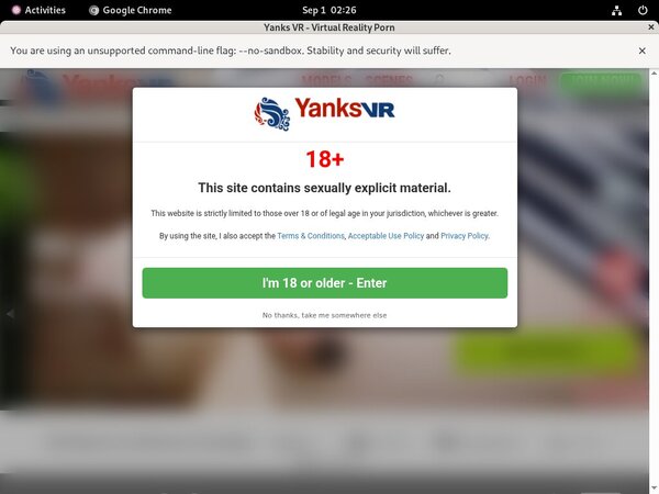 Yanks VR Discount Membership Link