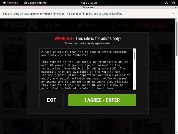 Free Account Xfraternity