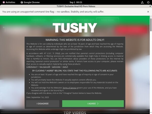 Tushy Discount Form