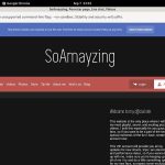 SoAmayzing Free Member SoAmayzing Free Member